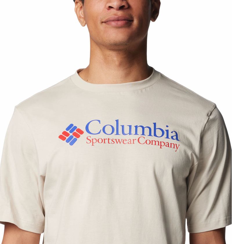 Polo-Para-Hombre-Manga-Corta-Csc-Basic-Logo™-Beige-Columbia