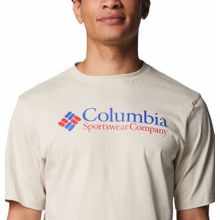 Polo Para Hombre Manga Corta Csc Basic Logo™ Beige Columbia
