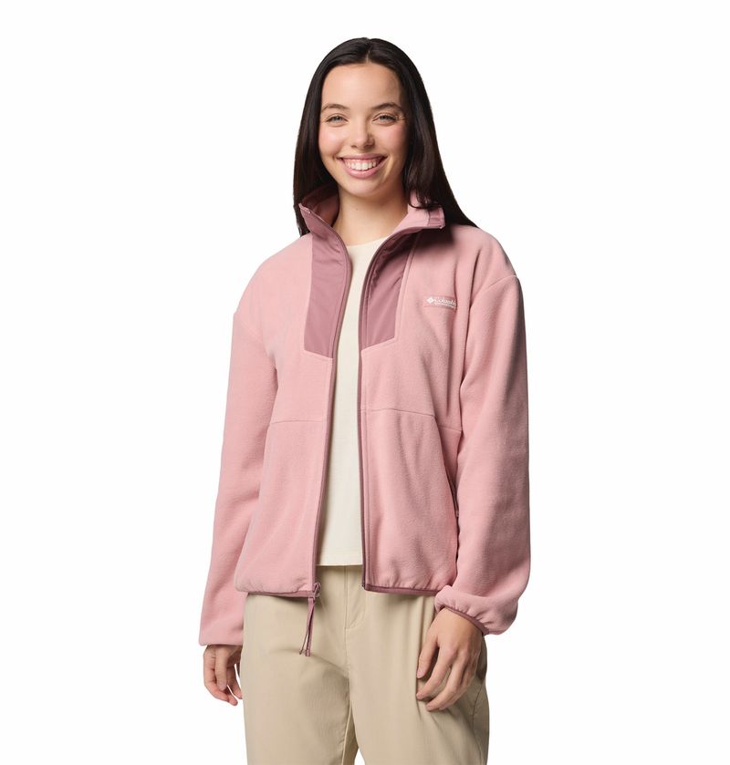 Polar-Para-Mujer-Cierre-Completo-Sequoia-Grove™-Rosado-Vestuario