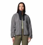 Polar-Para-Mujer-Cierre-Completo-Sequoia-Grove™-Gris-Vestuario