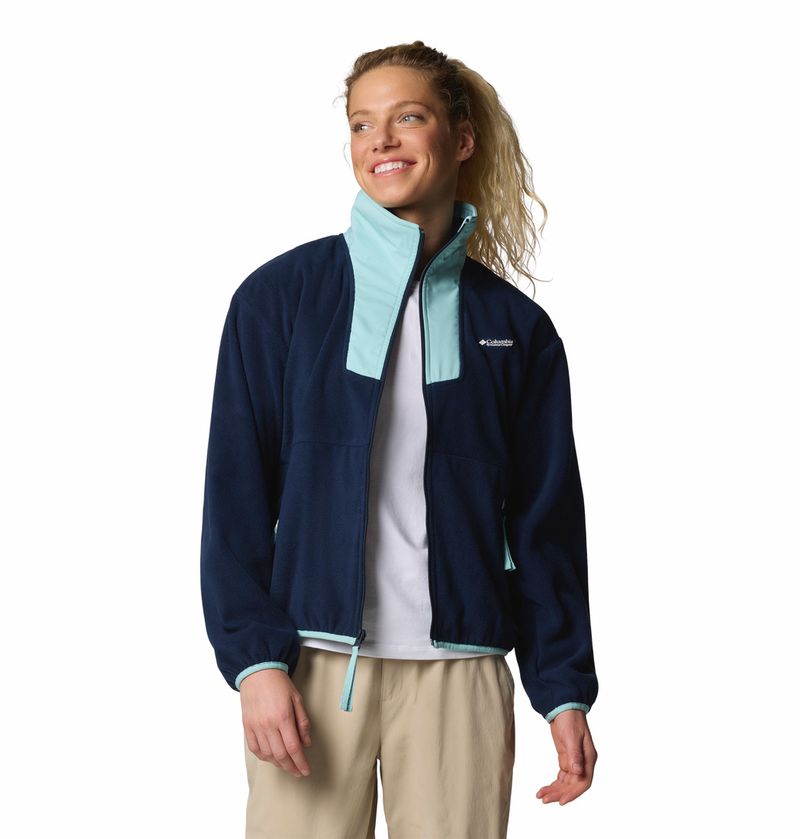 Polar-Para-Mujer-Cierre-Completo-Sequoia-Grove™-Azul-Vestuario