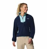 Polar-Para-Mujer-Cierre-Completo-Sequoia-Grove™-Azul-Vestuario