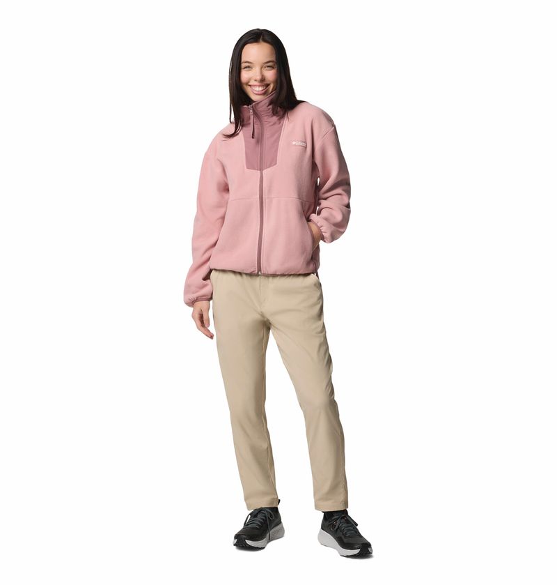 Polar-Para-Mujer-Cierre-Completo-Sequoia-Grove™-Rosado-Vestuario