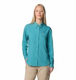 Blusa-Para-Mujer-Manga-Larga-Silver-Ridge™-Utility-Celeste-Vestuario