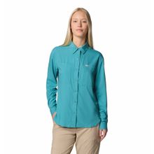 Blusa Para Mujer Manga Larga Silver Ridge™ Utility Celeste Vestuario