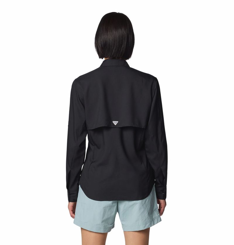 Blusa-Para-Mujer-Manga-Larga-PFG-Tamiami™-II-Negra-Vestuario