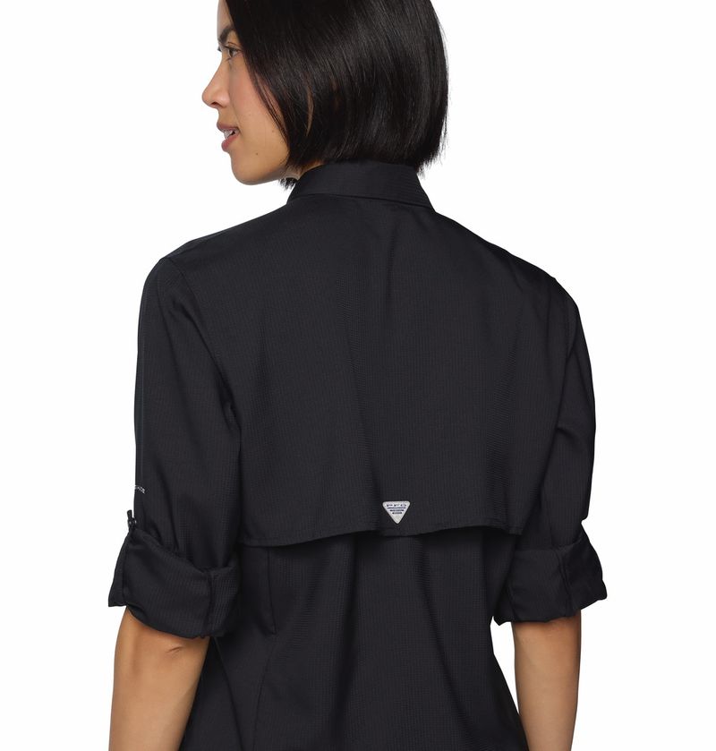 Blusa-Para-Mujer-Manga-Larga-PFG-Tamiami™-II-Negra-Vestuario