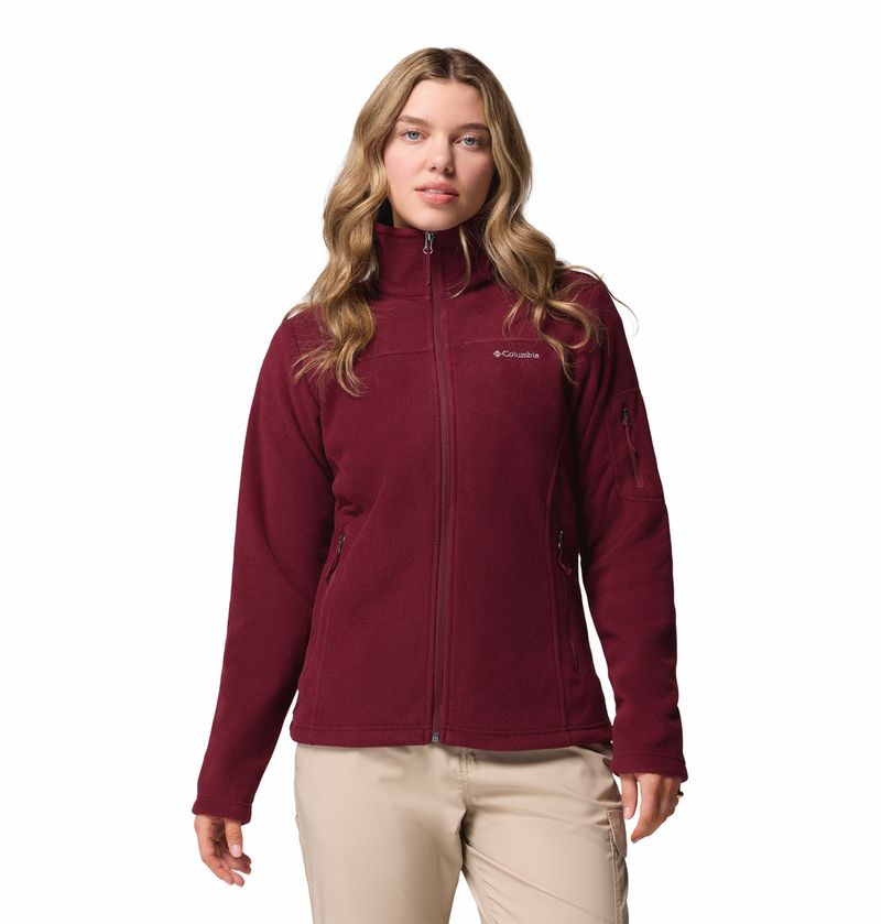Polar-Para-Mujer-Cierre-Completo-Fast-Trek™-II-Rojo-Vestuario