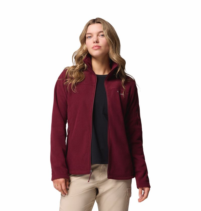 Polar-Para-Mujer-Cierre-Completo-Fast-Trek™-II-Rojo-Vestuario