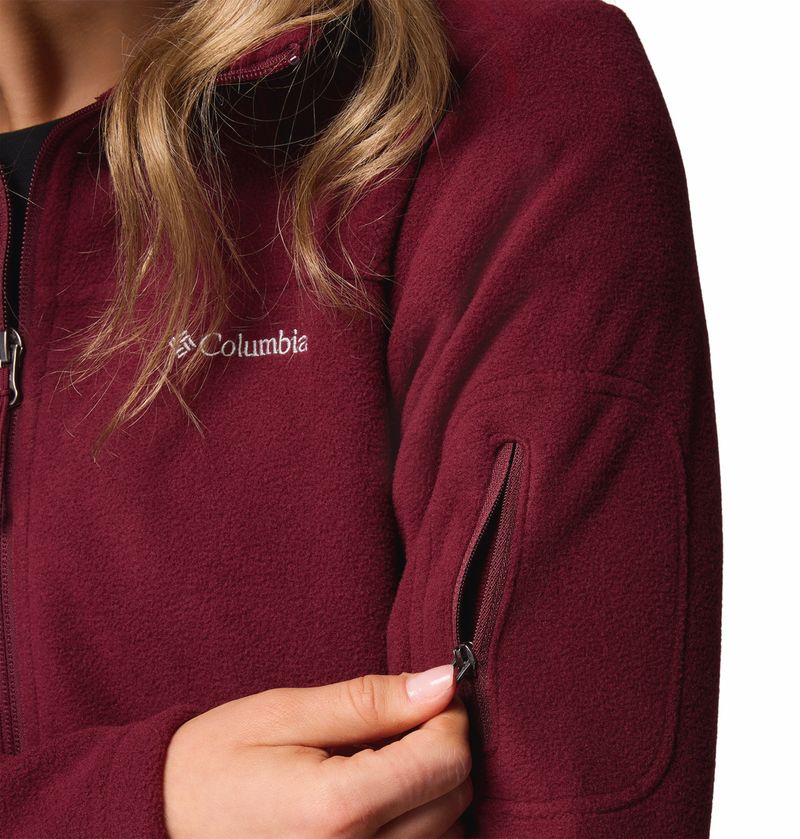 Polar-Para-Mujer-Cierre-Completo-Fast-Trek™-II-Rojo-Vestuario