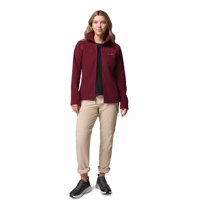 Polar-Para-Mujer-Cierre-Completo-Fast-Trek™-II-Rojo-Vestuario