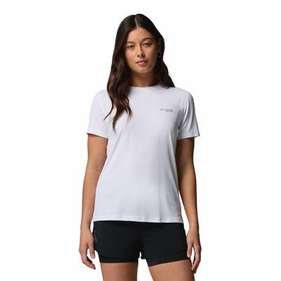 Polo Para Mujer Manga Corta Endless Trail™ Blanco Columbia