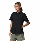 Blusa-Para-Mujer-Manga-Corta-PFG-Tamiami™-II-Negra-Vestuario