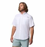 Camisa-Para-Hombre-Manga-Corta-PFG-Tamiami™-II-Blanca-Vestuario