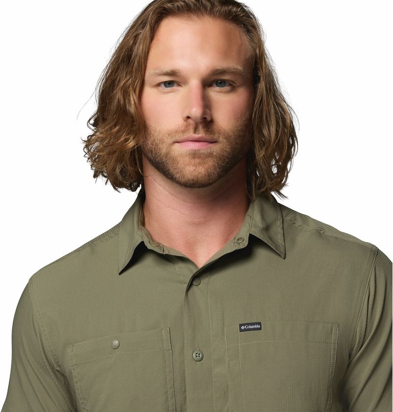 Camisa-Para-Hombre-Manga-Corta-Silver-Ridge™-Utility-Verde-Columbia