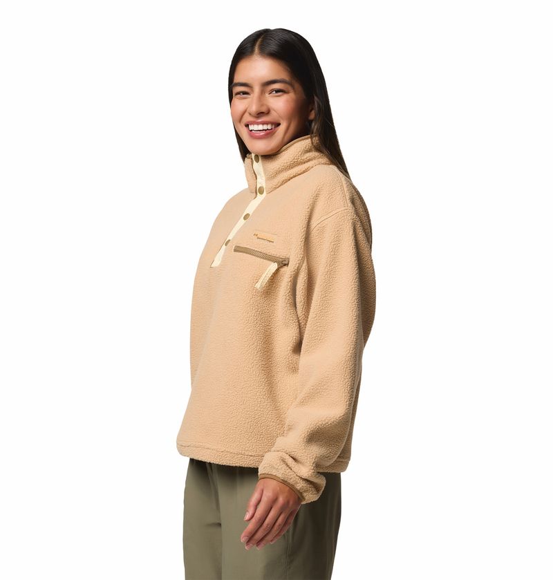 Polar-Para-Mujer-1-2-Cierre-Con-Broche-Helvetia™-II-Marron-Columbia