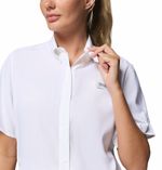 Blusa-Para-Mujer-Manga-Corta-PFG-Tamiami™-II-Blanca-Vestuario