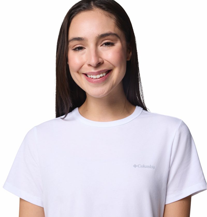 Polo-Para-Mujer-Manga-Corta-Sun-Trek™-Blanco-Columbia