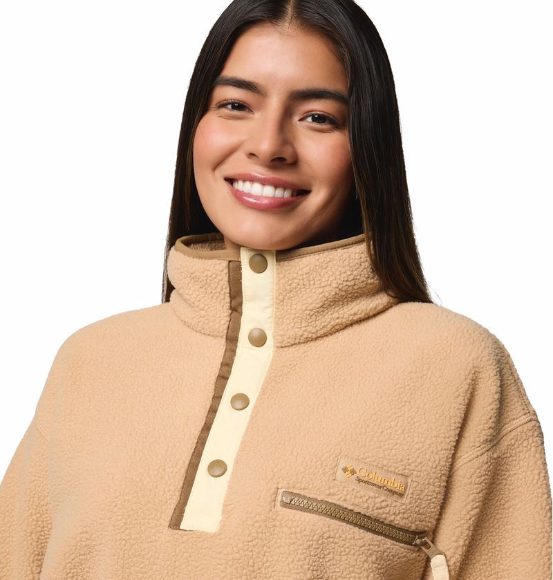 Polar-Para-Mujer-1-2-Cierre-Con-Broche-Helvetia™-II-Marron-Columbia