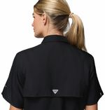 Blusa-Para-Mujer-Manga-Corta-PFG-Tamiami™-II-Negra-Vestuario