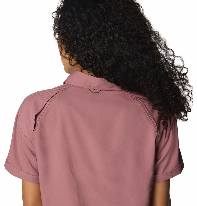 Blusa-Para-Mujer-Manga-Corta-Silver-Ridge™-Utility-Morada-Columbia