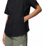 Blusa-Para-Mujer-Manga-Corta-PFG-Tamiami™-II-Negra-Vestuario
