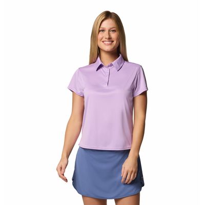 Polo Para Mujer Pique PFG Tidal Tee™ Rosado Columbia