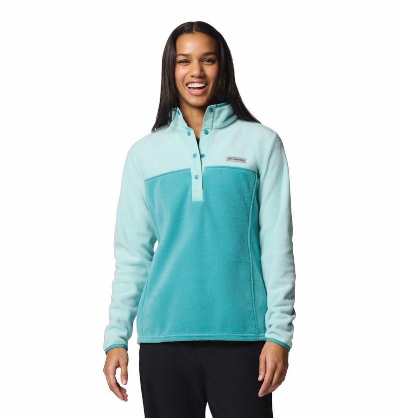 Polar-Para-Mujer-1-2-Cierre-Con-Broche-Benton-Springs™-Celeste-Columbia
