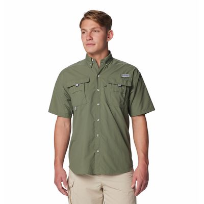 Camisa Para Hombre Manga Corta PFG Bahama™ II Verde Vestuario