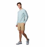 Polo-Para-Hombre-Manga-Larga-PFG-Wild-Cast™-Celeste-Columbia