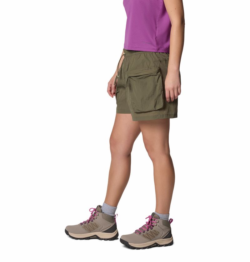 Short-Para-Mujer-Cargo-Elevated-View™-Verde-Columbia