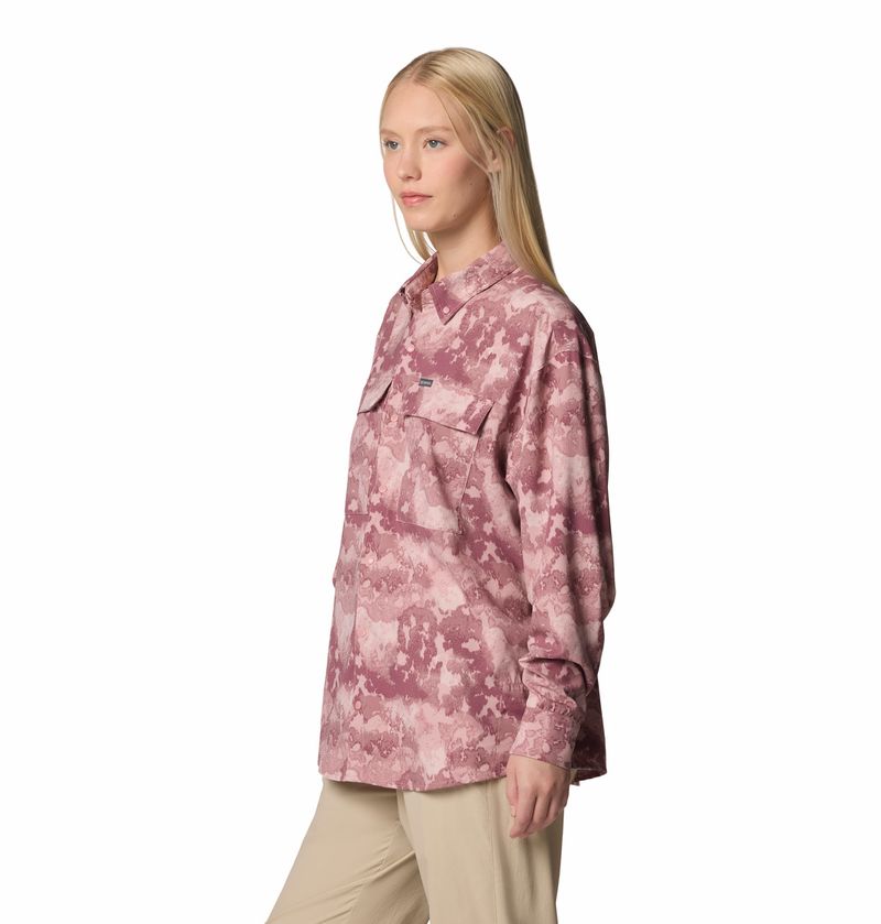 Blusa-Para-Mujer-Manga-Larga-Elevated-View™-Rosada-Columbia