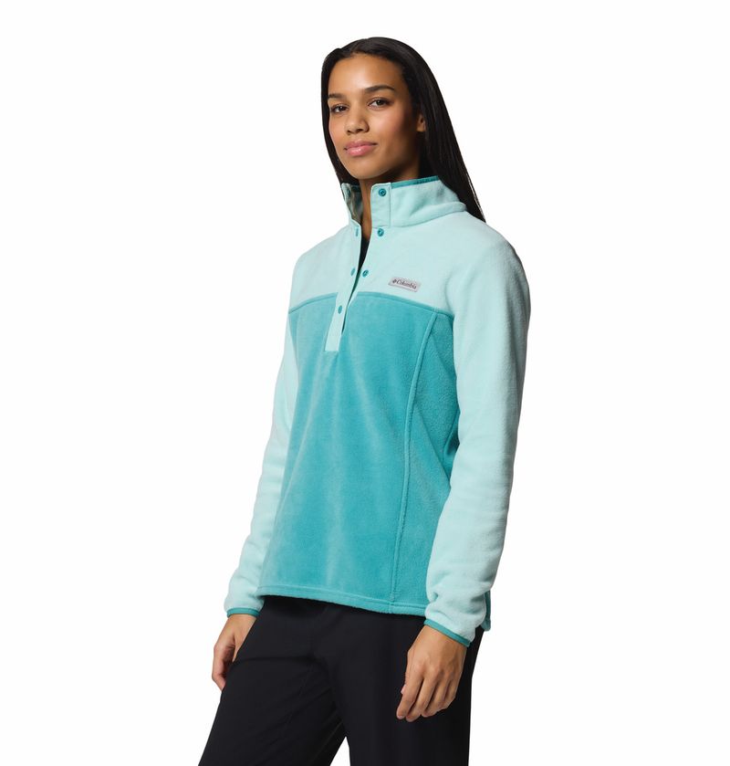 Polar-Para-Mujer-1-2-Cierre-Con-Broche-Benton-Springs™-Celeste-Columbia