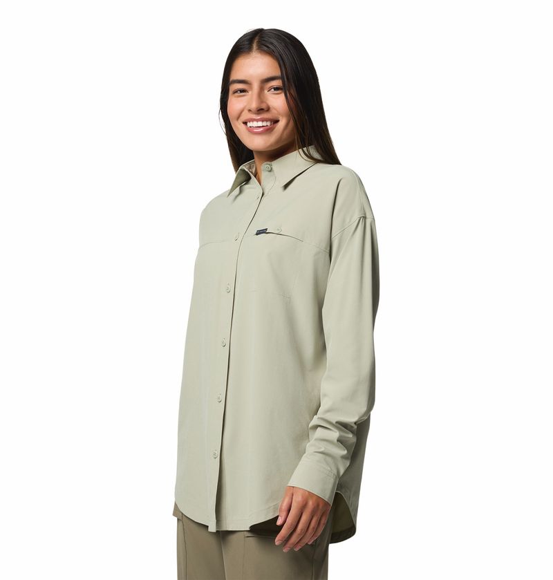 Blusa-Para-Mujer-Manga-Larga-Boundless-Trek™-Verde-Columbia