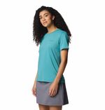 Polo-Para-Mujer-Manga-Corta-Wild-Springs™-Celeste-Columbia