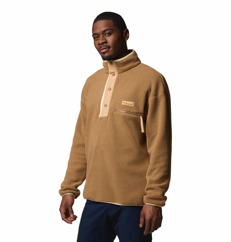Polar-Para-Hombre-1-2-Cierre-Con-Broche-Helvetia™-II-Marron-Columbia