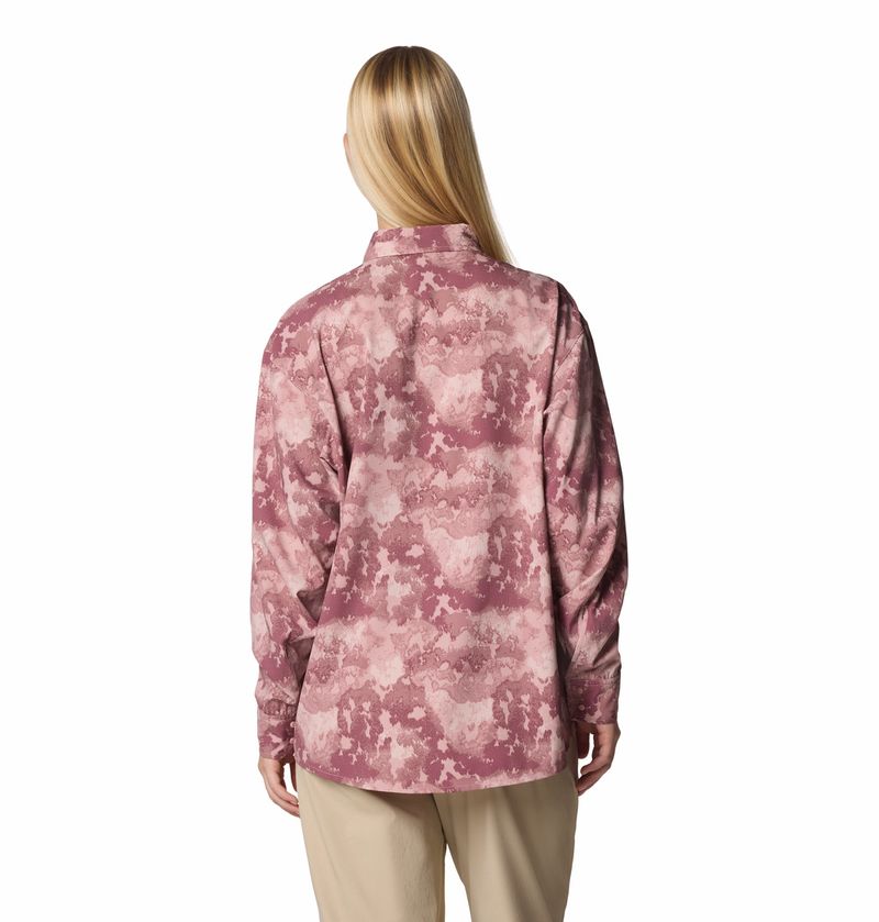 Blusa-Para-Mujer-Manga-Larga-Elevated-View™-Rosada-Columbia