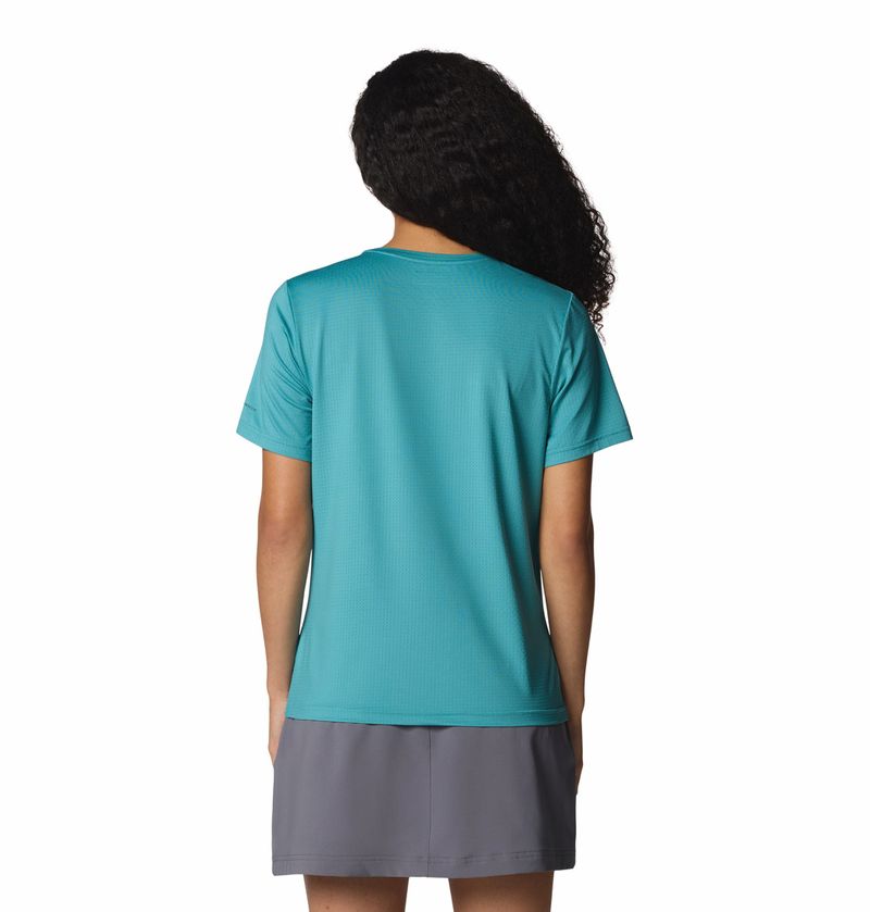 Polo-Para-Mujer-Manga-Corta-Wild-Springs™-Celeste-Columbia