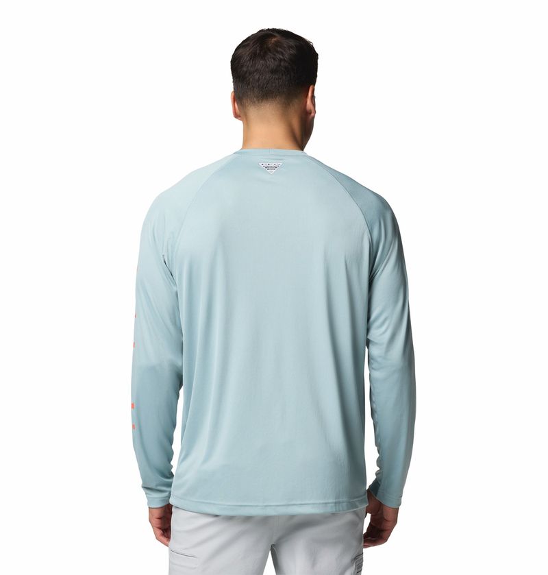 Polo-Para-Hombre-Manga-Larga-PFG-Terminal-Tackle™-Verde-Vestuario