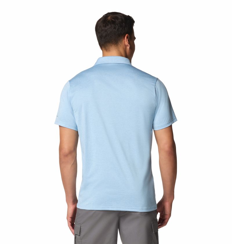 Polo-Para-Hombre-Pique-Columbia-Hike™-Celeste-Columbia