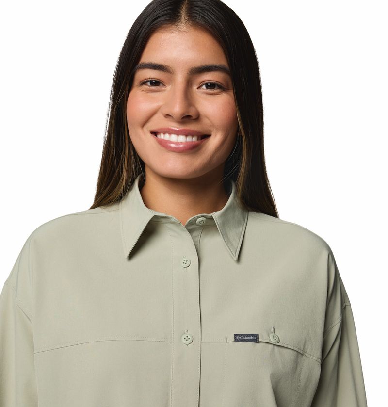 Blusa-Para-Mujer-Manga-Larga-Boundless-Trek™-Verde-Columbia