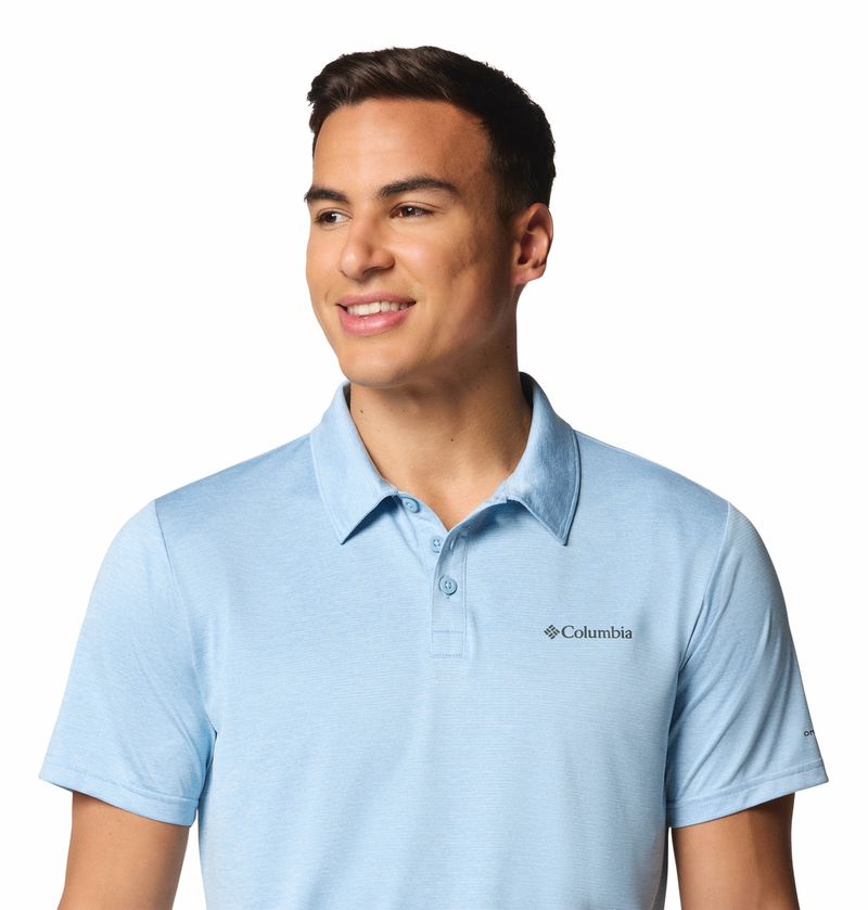 Polo-Para-Hombre-Pique-Columbia-Hike™-Celeste-Columbia