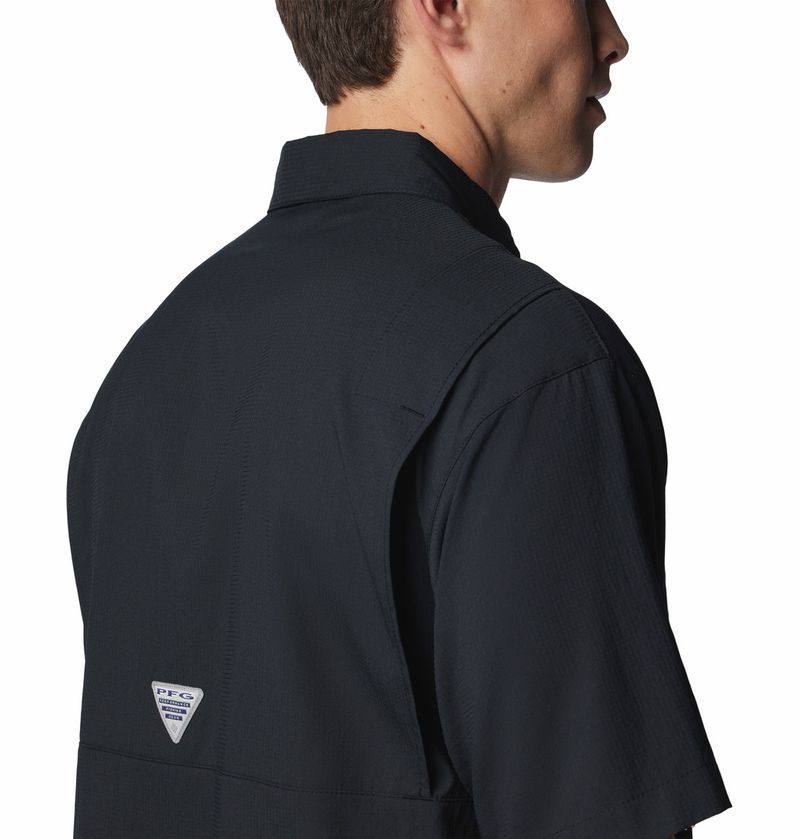 Camisa-Para-Hombre-Manga-Corta-PFG-Tamiami™-II-Negra-Vestuario