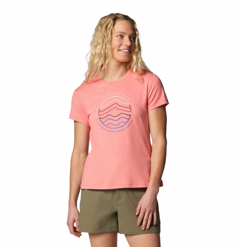 Polo-Para-Mujer-Manga-Corta-Sloan-Ridge™-Rosado-Vestuario