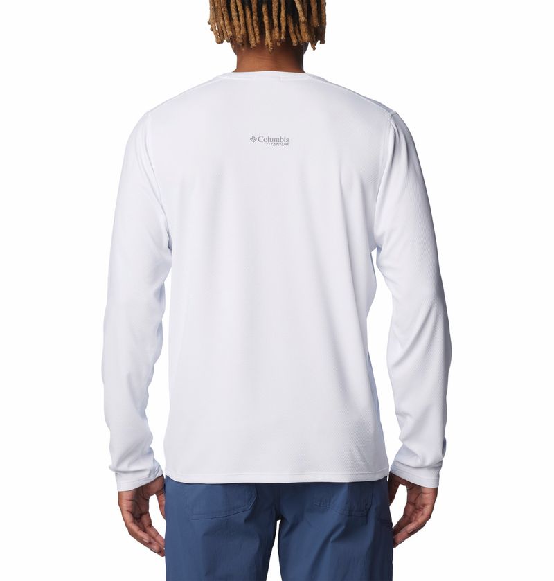 Polo-Para-Hombre-Manga-Larga-Summit-Valley™-Blanco-Vestuario