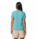 Polo-Para-Mujer-Manga-Corta-Sloan-Ridge™-Celeste-Vestuario