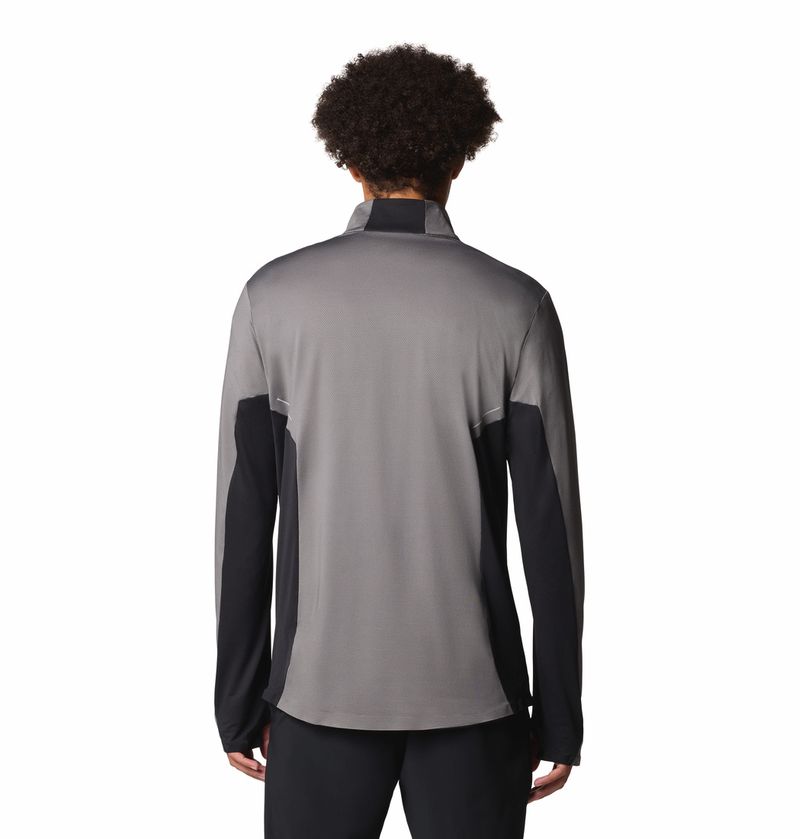 Casaca-Para-Hombre-1-2-Cierre-Three-Pitch™-Gris-Vestuario