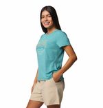 Polo-Para-Mujer-Manga-Corta-Sloan-Ridge™-Celeste-Vestuario