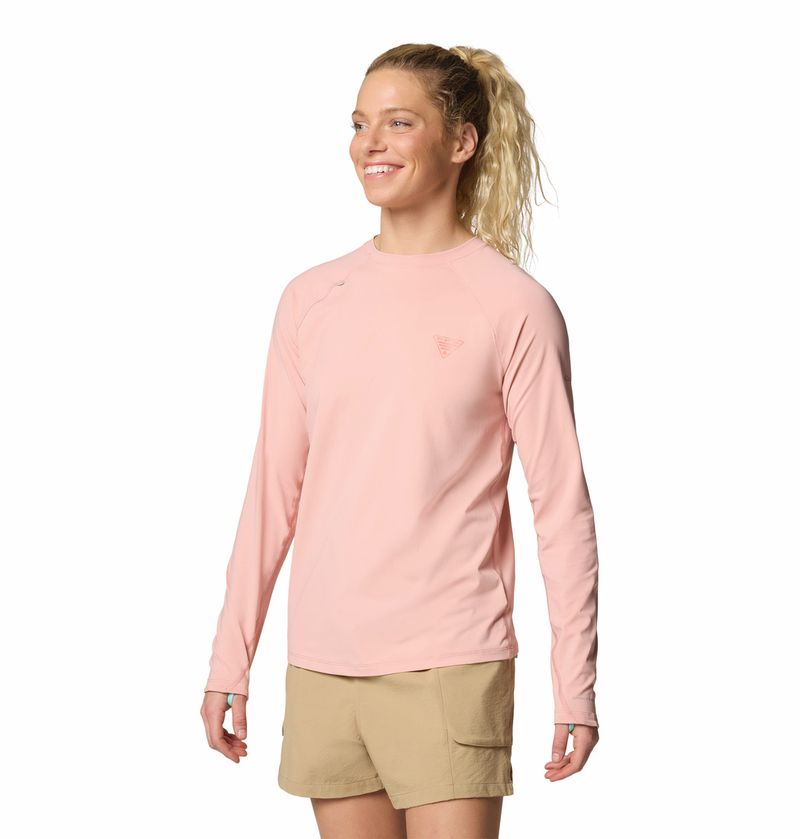 Polo-Para-Mujer-Manga-Larga-Wild-Cast™-Rosado-Vestuario