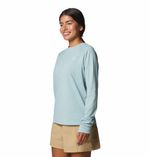 Polo-Para-Mujer-Manga-Larga-Wild-Cast™-Celeste-Vestuario